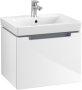 Villeroy & Boch Subway 2.0 550mm 1 Drawer Vanity Unit - Gloss White