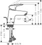 Hansgrohe Logis Single Lever Basin Mixer 70 with Pop-Up Waste with 2 Flow Rates