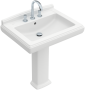 Villeroy & Boch Hommage 750mm 3 Tap Hole Basin - White Alpin