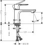 Hansgrohe Rebris S Single Lever Basin Mixer 80 Coolstart Set