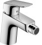 Hansgrohe Logis Single Lever Bidet Mixer 70 with Metal Pop-Up Waste - Chrome