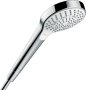 Hansgrohe Croma Select S Hand Shower 110 Multi Ecosmart - White/Chrome