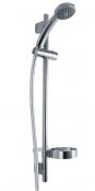 Francis Pegler Waterfall Shower Kit with Handset, Hose & Slide Rail