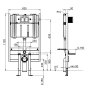 Villeroy & Boch ViConnect 695 x 1200 x 160mm Compact Concealed Cistern for Dry-Wall Construction