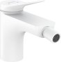 Hansgrohe Vivenis Single Lever Bidet Mixer with Pop-Up Waste Set - Matt White