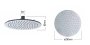 Tavistock Round 250mm Shower Head - Matt Black