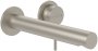 Villeroy & Boch Loop & Friends Wall-Mounted Single-Lever Basin Mixer - Matt Brushed Nickel