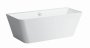 Laufen Linden 1800 x 800mm Back-to-Wall Marbond Bath - White