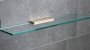 Miller Classic Brass 600mm Glass Shelf & Bracket