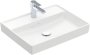 Villeroy & Boch Collaro 600mm Basin with 1 Tap Hole & without Overflow - White Alpin