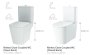 The White Space Anon Closed Back Close Coupled Toilet - White