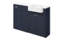 Purity Collection Belinda 1242mm Basin & Toilet Unit Pack (RH) - Indigo Ash