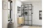 Purity Collection Icona 1000mm Framed Wetroom Panel - Black