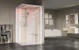 Novellini Skill A Essential 100 x 80cm Multifunction Shower Cubicle with 2 Sliding Doors & 2 Fixed Panels (Corner Entry)