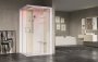 Novellini Skill A Essential 120 x 90cm Multifunction Shower Cubicle with 2 Sliding Doors & 2 Fixed Panels (Corner Entry)