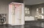 Novellini Skill A Essential 120 x 100cm Multifunction Shower Cubicle with 2 Sliding Doors & 2 Fixed Panels (Corner Entry)