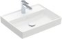 Villeroy & Boch Collaro 550mm Basin with 1 Tap Hole & without Overflow - Stone White (CeramicPlus)