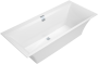 Villeroy & Boch Squaro Edge 12 1700 x 750mm Double Ended Bath - Stone White