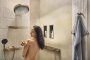 Hansgrohe Rainfinity 500mm Shoulder Shower Jet with Shower Shelf - Brushed Bronze