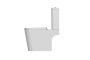 The White Space Anon Open Back Close Coupled Toilet - White