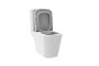 The White Space Anon Open Back Close Coupled Toilet - White