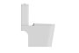 The White Space Anon Open Back Close Coupled Toilet - White