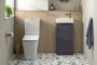 Tavistock Nimble 400mm Cloakroom Vanity Unit - Storm Grey