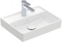 Villeroy & Boch Collaro 450mm Basin with 1 Tap Hole & without Overflow - Stone White (CeramicPlus)