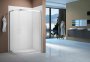 Merlyn Vivid 900 x 760mm 2 Door Offset Quadrant Shower Enclosure - Chrome