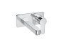 Roca L20 Wall-Mounted Basin Mixer - Chrome