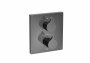 Roca Insignia Built-In Thermostatic Bath Or Shower Mixer With Automatic Diverter And 1 Outlet - Titanium Black