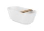 Roca Tura Stonex Oval Freestanding Bath with Ambient LED Light