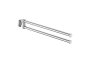 Roca Hotels Round 400mm Double Swivel Towel Rail - Chrome