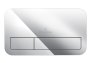 Villeroy & Boch ViConnect 200S Dual Flush Plate - Chrome