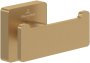 Villeroy & Boch Elements Striking Double Towel/Robe Hook - Brushed Gold