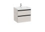 Roca Domi 600mm Two Drawer Vanity Unit with Basin - Nordic Ash