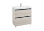 Roca Lander 800mm 2 Drawer Vanity Unit & Basin - Nordic Ash