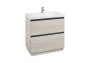 Roca Lander 800mm 2 Drawer Vanity Unit & Basin - Nordic Ash