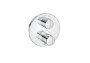 Roca T-1000 Built In Thermostatic Shower Mixer - Chrome