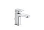 Roca L90 Compact Basin Mixer with Aerator & Pop-Up Waste - Chrome