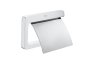 Roca Tempo Toilet Roll Holder with Cover - Chrome