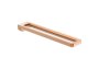 Roca Tempo Double Towel Rail - Rose Gold