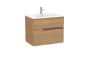 Roca Victoria-N 700mm Vanity Unit with Two Drawers & Basin - Walnut