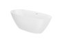 Roca Ariane 1800mm Freestanding Stonex Oval Bath with Drain - White