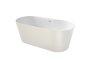 Roca Raina 1600mm Freestanding Oval Bath - Beige