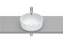 Roca Inspira 370mm Round Countertop Basin - Pearl