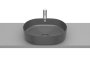 Roca Inspira 500mm Round Countertop Basin - Onyx