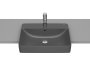 Roca Inspira 550mm Semi Recessed Basin - Onyx