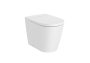 Roca Inspira Round Back-to-Wall Rimless Toilet - Matt White