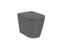 Roca Inspira Round Back-to-Wall Rimless Toilet - Onyx